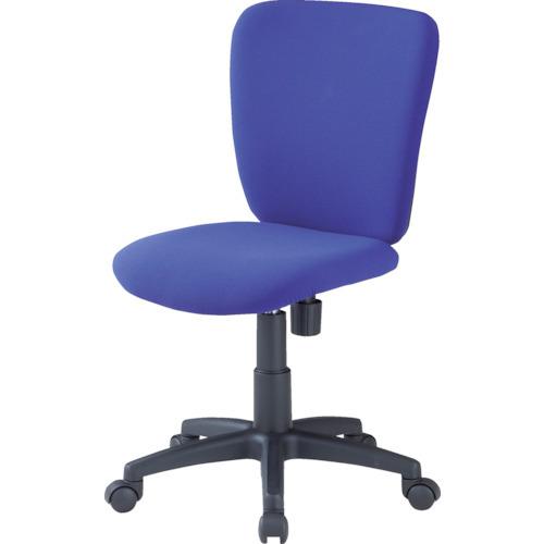 (送料別途)(直送品)TRUSCO オフィスチェア ロータイプ ブルー TKC01-BL