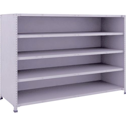 (直送品)TRUSCO 軽量150型背側板付棚 1800X600XH1200 5段 TLA46L-25