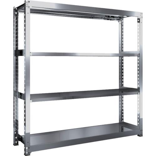 送料別途)(直送品)TRUSCO ステンレス棚 SM3型 1800X471XH1800 4段 単体