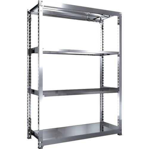 (送料別途)(直送品)TRUSCO ステンレス棚 SM3型 1500X571XH2100 4段 単体 SM3-7564
