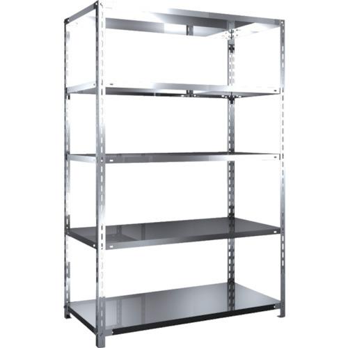 (送料別途)(直送品)TRUSCO ステンレス棚 SUS304製軽量棚 1200XD600XH1800 天地5段 SU3-6465