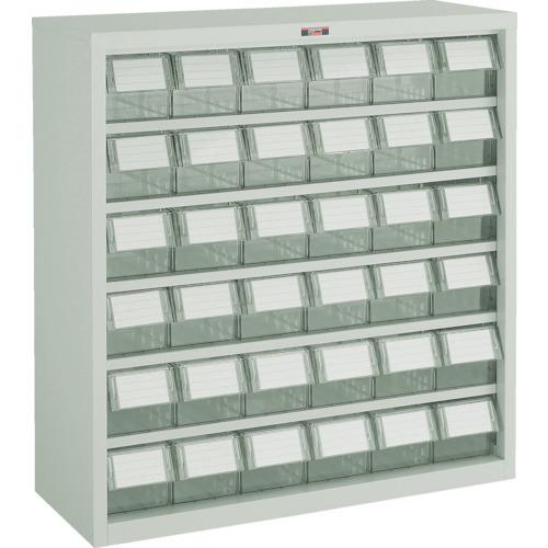 (送料別途)(直送品)TRUSCO パーツケース バンラックケース M型 透明引出小X36個 透明 305M-N36S:TM