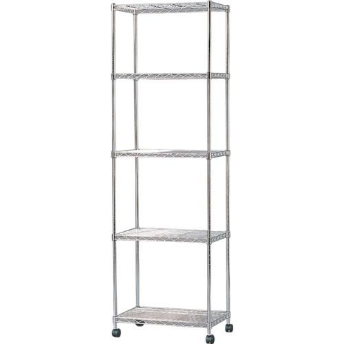 (運賃見積り)(直送品)IRIS 546684 スチールラック メタルミニ(キャスター付)550×350×1745 MTO-5518C