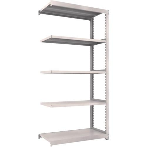 (送料別途)(直送品)TRUSCO スチールラック M3型中量棚 1200X571XH2400 5段 連結 ネオグレー M3-8465B:NG