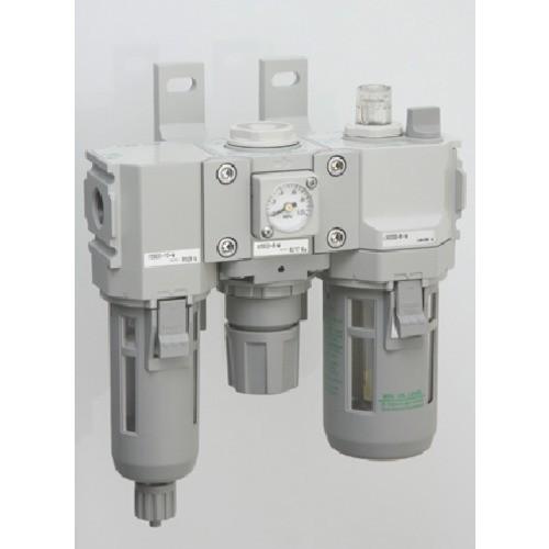CKD FRLユニット F.R.Lコンビネーション 標準白色シリーズ Rc3/8 フィルタ・手動付オートドレン C2000-10-W-F1