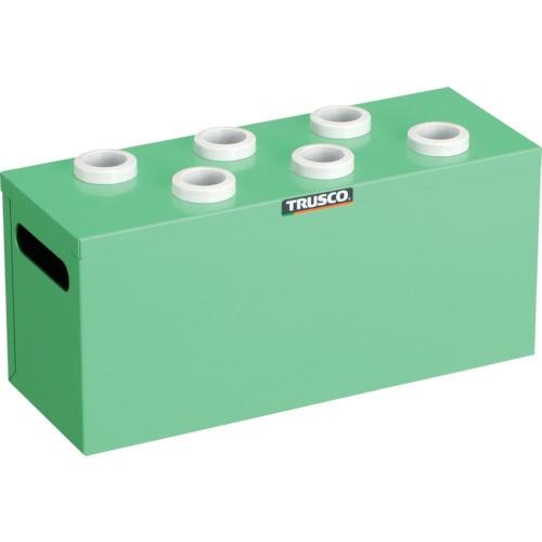 TRUSCO ツーリングケース NT・BT兼用 30用ホルダー6個 ヤンググリーン 間口390×奥行145×高さ188mm WNT30-6YG