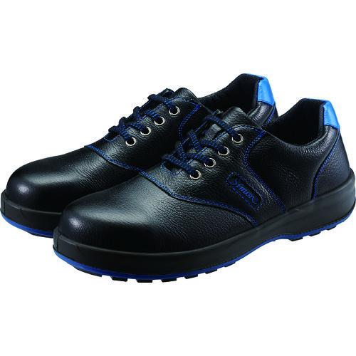 シモン 安全靴 短靴 SL11-BL黒 ブルー 23.5cm SL11BL-23.5