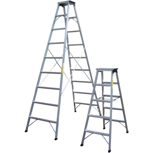 (送料別途)(直送品)ナカオ アルミ専用脚立 天板高さ1.43m AS-150