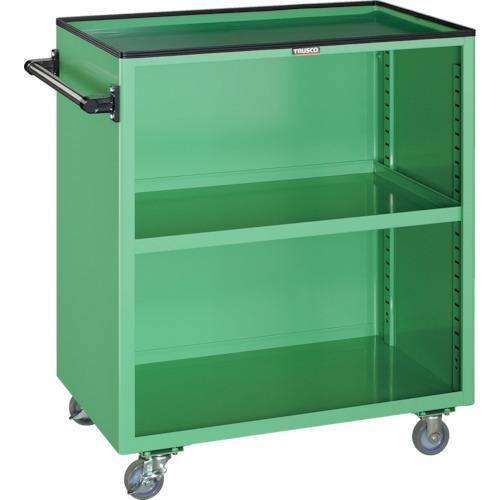 (送料別途)(直送品)TRUSCO ツールワゴン 750X500XH880 幕板付 ヤンググリーン NTS-308N-YG