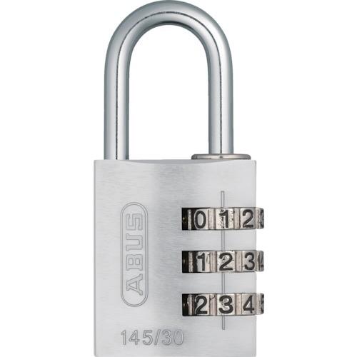 ABUS ナンバー可変式南京錠 145-30 シルバー 145-30-SI｜kg-maido