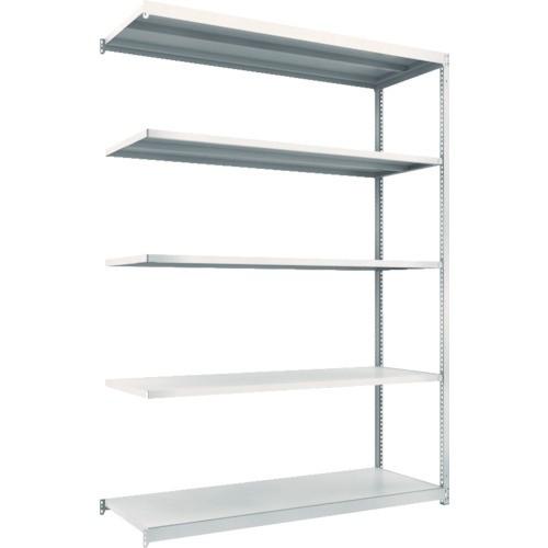 (送料別途)(直送品)TRUSCO スチールラック M1.5型軽中量棚 1760X595X2400 5段連結 ネオグレー M1.5-8665B:NG