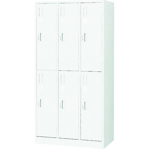 (送料別途)(直送品)TRUSCO スタンダードロッカー 6人用 900X515XH1790 W色 WL67