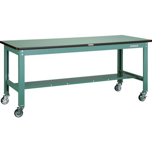 (直送品)TRUSCO RHW型作業台 1800X750 Φ100ウレタンキャスター付 RHW-1800CU100