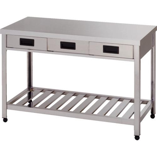(直送品)アズマ 片面引出し付作業台スノコ板付 900×600×800 HTO-900