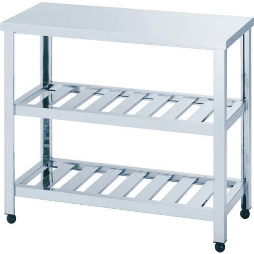 (直送品)アズマ 作業台二段スノコ板付 1200×450×800 KT2S-1200