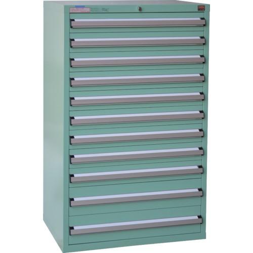 (直送品)OS 中量キャビネット7型 最大積載量1200kg 引出し9×2段 7-1216