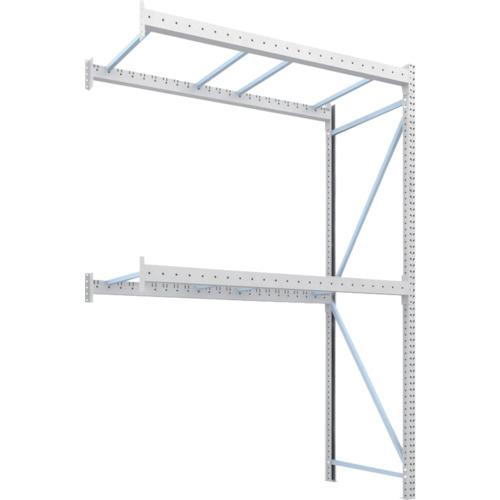 (運賃見積り)(直送品)TRUSCO パレットラック1トン用2300X1100XH3500 2段 連結 1D-35B23-11-2B