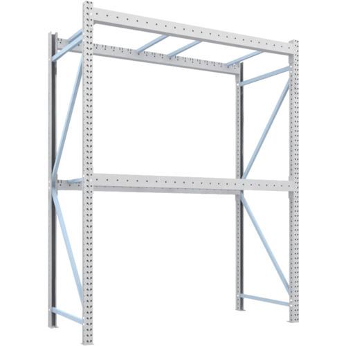 (運賃見積り)(直送品)TRUSCO パレットラック2トン用2300X1000XH3000 2段 単体 2D-30B23-10-2