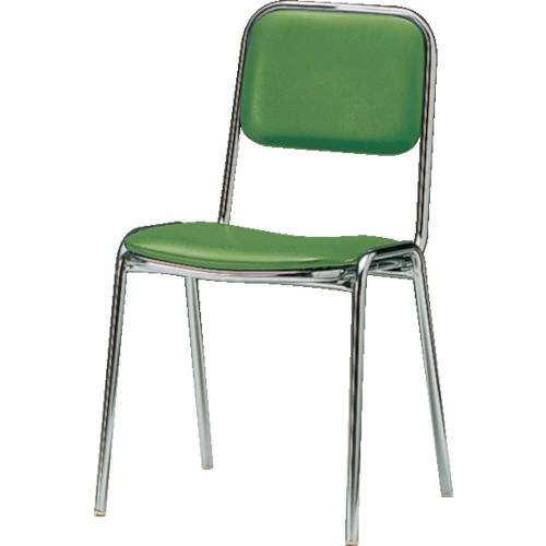 (送料別途)(直送品)TOKIO 食堂用チェア 全幅×全高(mm):423×761 グリーン FSC-200-GN