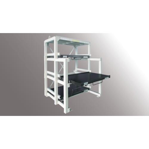 (送料別途)(直送品)日向 フルスライド式収納棚 スライダーラック N4S-1200×800×450H N4S-1200