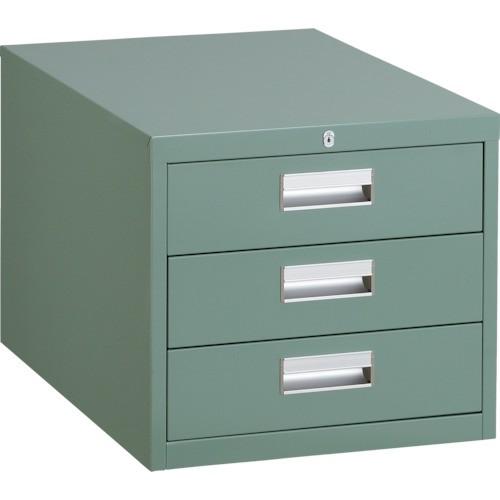 (個別送料2000円)(直送品)TRUSCO 作業台用キャビネット 3段 グリーン D-3Z