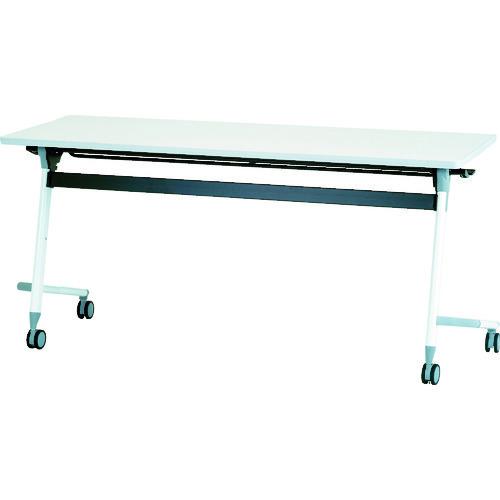 (送料別途)(直送品)アイリスチトセ フライングテーブル 1500×600×700 ホワイト CFVA20-W