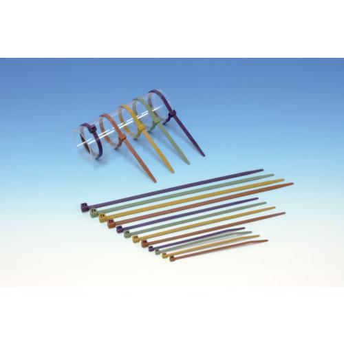 ヘラマンタイトン インシュロックタイ メタルコンテントタイ(100本入)ミントグリーン幅3.5mm MCTS150-MG