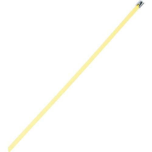 パンドウイット MLTタイプ フルコーティングステンレススチールバンド SUS316 黄 幅8.1mm 長さ363mm 50本入り MLTFC4H-LP316YL