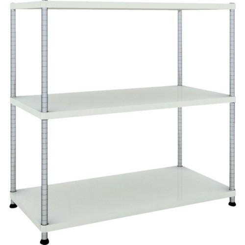 (送料別途)(直送品)TRUSCO スチールラック フェニックスラック 1200X600 3段 W色 抗菌粉体塗装 PER-4463-W
