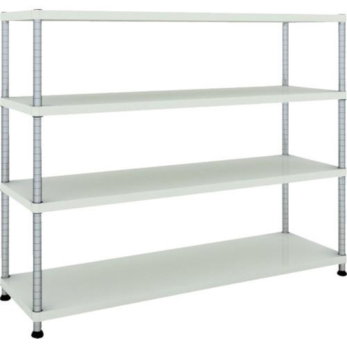 (送料別途)(直送品)TRUSCO スチールラック フェニックスラック 1500X450 4段 W色 抗菌粉体塗装 PER-4544-W