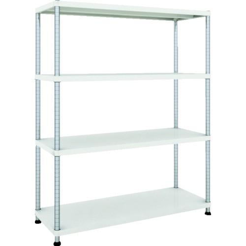 (送料別途)(直送品)TRUSCO スチールラック フェニックスラック 1200X450 4段 W色 抗菌粉体塗装 PER-5444-W