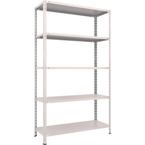 (送料別途)(直送品)TRUSCO スチールラック 軽量棚 中棚ボルトレス型1200X450X2100 5段 ネオグレー L74X-15:NG