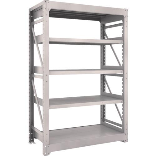 (送料別途)(直送品)TRUSCO スチール製重量ボルト式棚 M10型 W1200×D620×H1815 5段 単体 ネオグレー M10-6465:NG