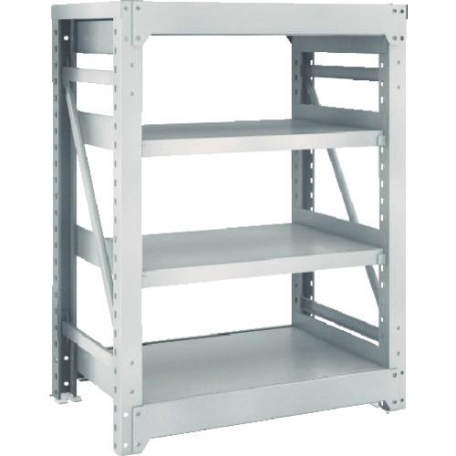 (送料別途)(直送品)TRUSCO スチールラック M10型重量棚 900X620XH1200 4段 単体 ネオグレー M10-4364:NG