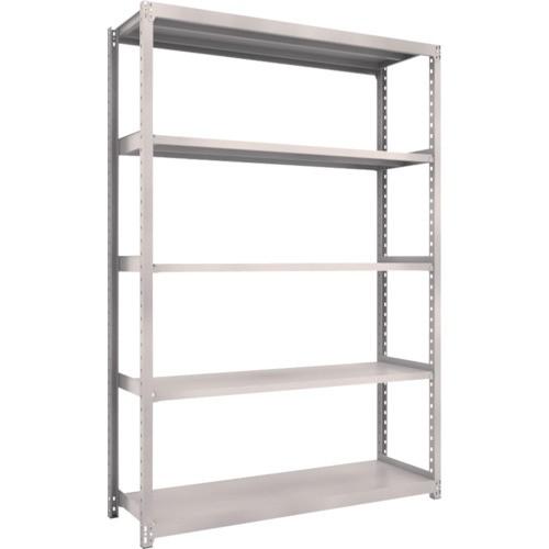 (送料別途)(直送品)TRUSCO スチールラック M2型軽中量棚 1460X450XH2100 5段 単体 ネオグレー M2-7545:NG