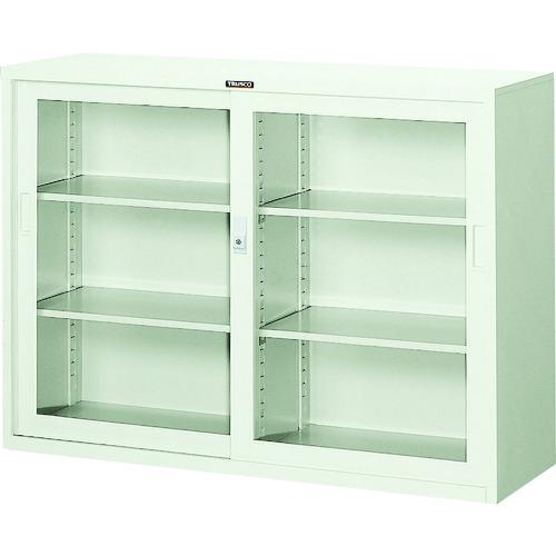 (送料別途)(直送品)TRUSCO スタンダード書庫(D400) ガラス引違 1200XH880 N304G
