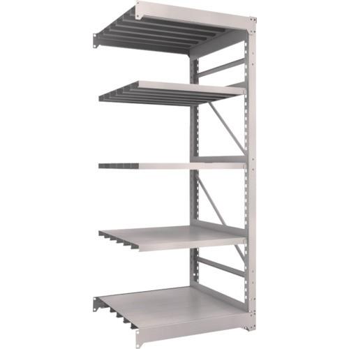 (送料別途)(直送品)TRUSCO スチールラック M10型重量棚 900X900XH2100 5段 連結 ネオグレー M10-7395B:NG