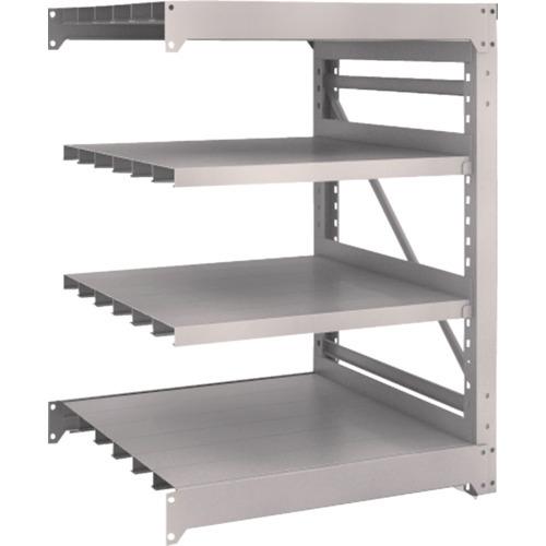 (送料別途)(直送品)TRUSCO スチールラック M10型重量棚 900X900XH1200 4段 連結 ネオグレー M10-4394B:NG