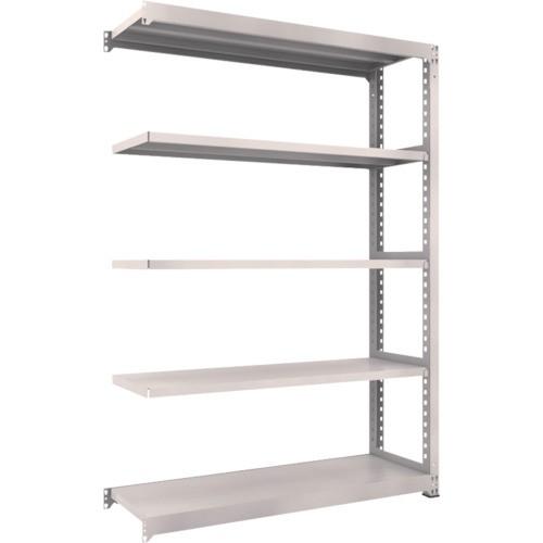 (送料別途)(直送品)TRUSCO スチールラック M3型中量棚 1500X471XH2100 5段 連結 ネオグレー M3-7555B:NG