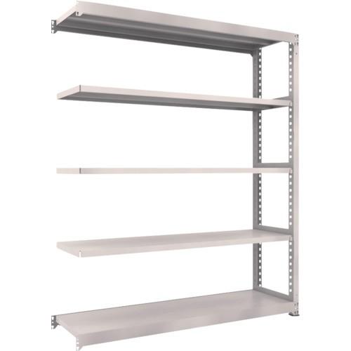 (送料別途)(直送品)TRUSCO スチールラック M3型中量棚 1800X471XH2100 5段 連結 ネオグレー M3-7655B:NG