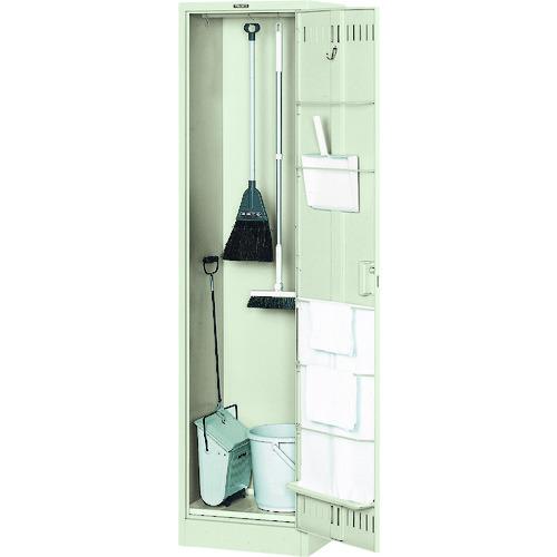 (送料別途)(直送品)TRUSCO 掃除用具ケース 浅型 パイプ付W455XD400XH1790 NKHC