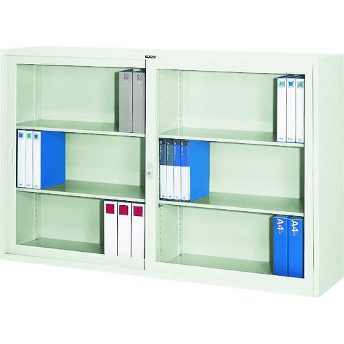 (個別送料3000円)(直送品)TRUSCO スタンダード書庫(A4判D400)ガラス引違W1760XH1110 FJG40-G11W