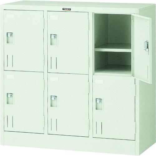 (送料別途)(直送品)TRUSCO 多人数ロッカー6人用 900X415XH880 南京錠式 SHG6B