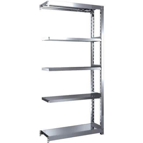 (送料別途)(直送品)TRUSCO ステンレス棚 ステンレス軽中量棚 増結 W860XD300XH1800 5段 SM2-6335B