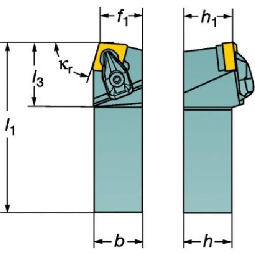 サンドビック コロターンRC ネガチップ用シャンクバイト DCBNL 3232P 19