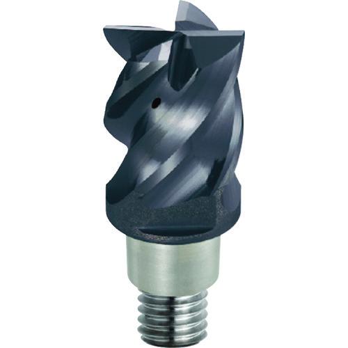 三菱 4枚刃難削材加工用 超硬クーラントホール付制振スクエアヘッド10mm (コート品) EP7020 IMX10S4HV10010S:EP7020