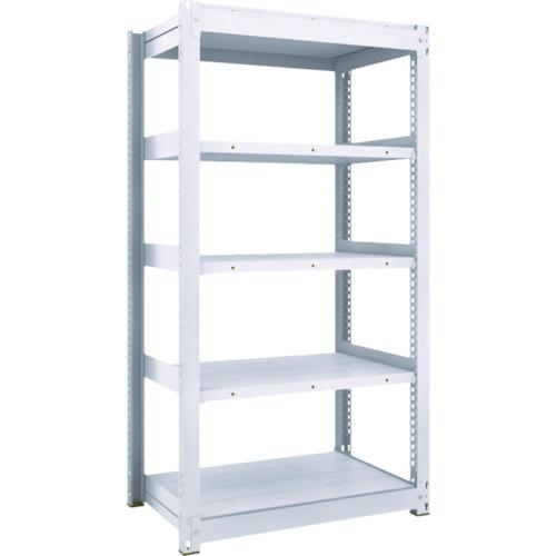 (送料別途)(直送品)TRUSCO TUG型中量ボルトレス棚 450kg 単体型 1855×926×H1800 5段 TUG450-66Z-5