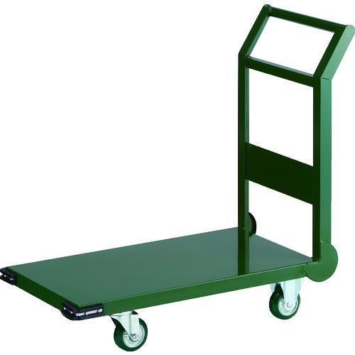 (直送品)TRUSCO 鋼鉄製運搬車 800X450 Φ100ウレタン車 緑 SH3NU-GN