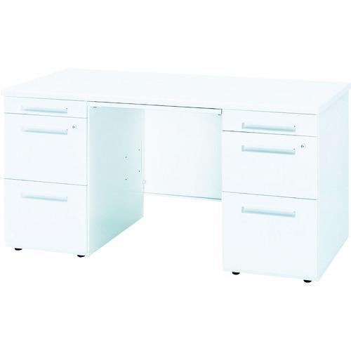 (送料別途)(直送品)トヨスチール 両袖机 50CBL-147ABWW