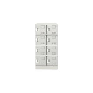 (送料別途)(直送品)アイリスチトセ 樹脂ロッカー8人用 グレー TJL-S24ST-GR